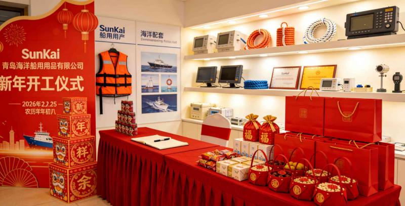 Qingdao SunKai Marine holder åpningsseremoni for nyttår 2026
